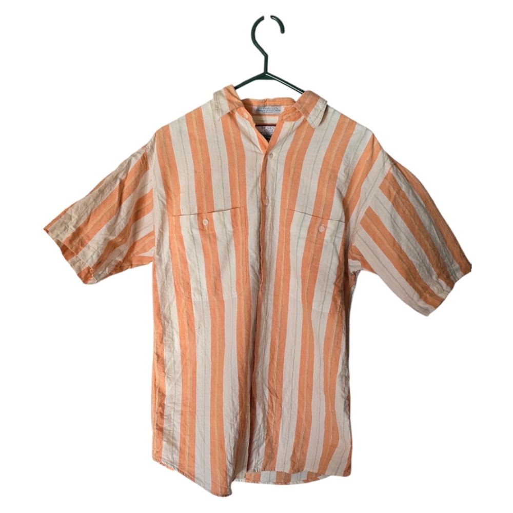 Vintage Stripped Orange Shirt